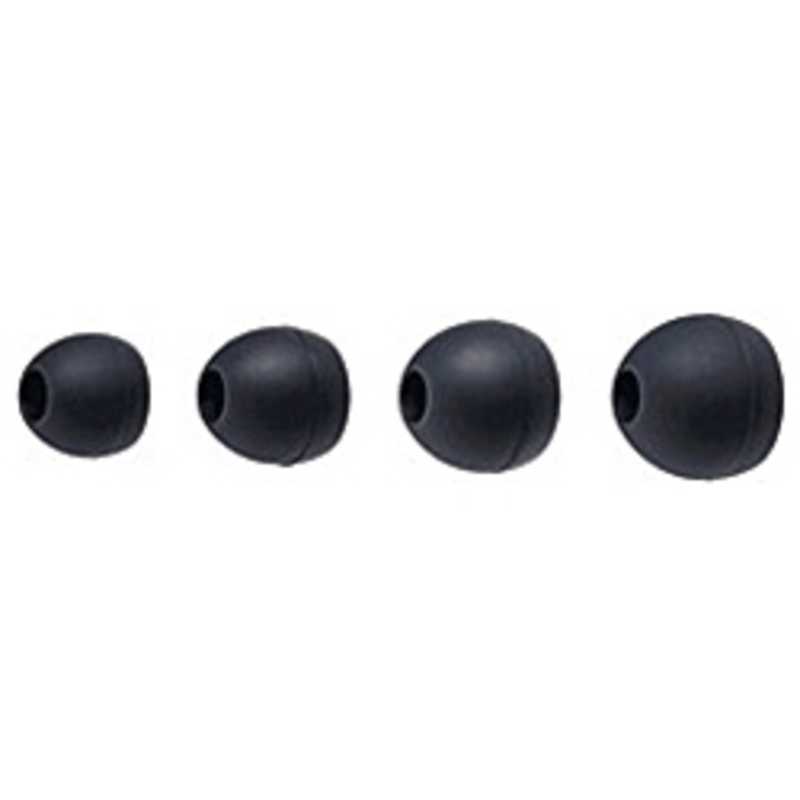 オーディオテクニカ ファインフィット スペアイヤピース(Lサイズ用 6個入り) ブラック ER-CKM55LBK