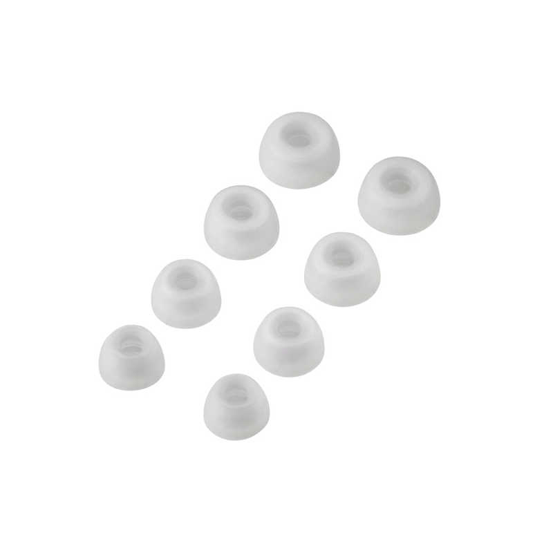 オーディオテクニカ 完全ワイヤレス用イヤピース Mサイズ 6個入り スケルトンホワイト ER-TW1 M SWH