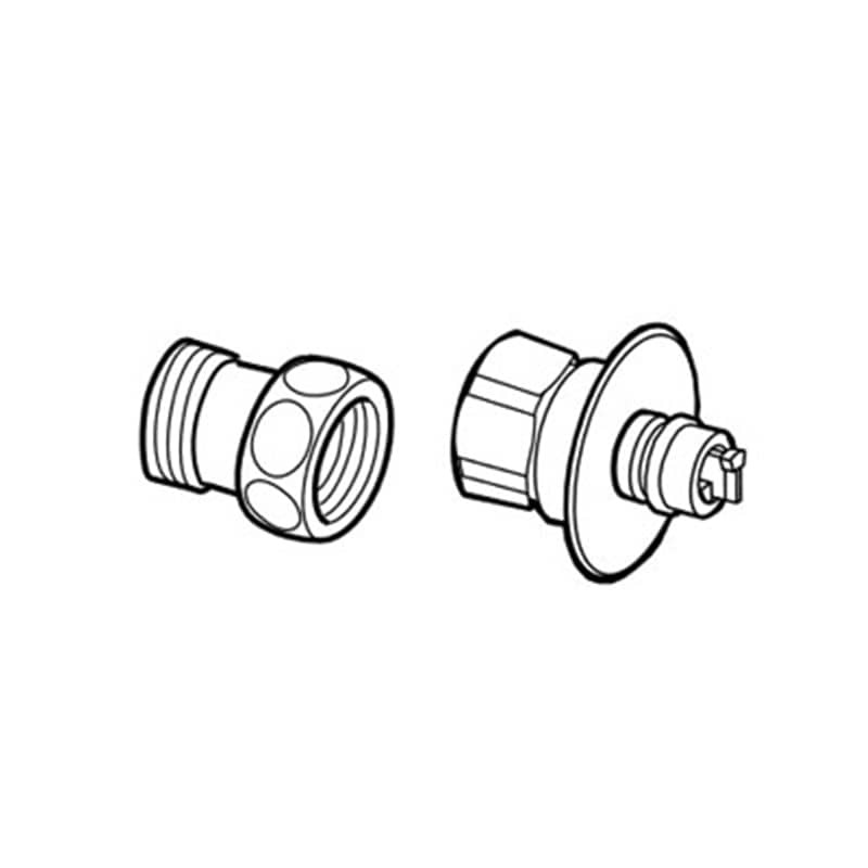 ナニワ製作所 分岐水栓 AU-AD SET