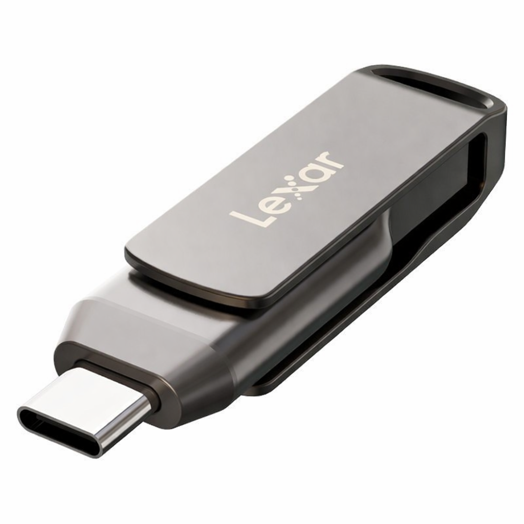 Lexar JumpDrive D400｜2in1 USBメモリ｜32GB｜高耐久｜スマホ｜タブレット｜ノートPC｜USB 3-1 Type-C｜Type-A｜メタル筐体｜デュアルドライブ｜LJDD400032G