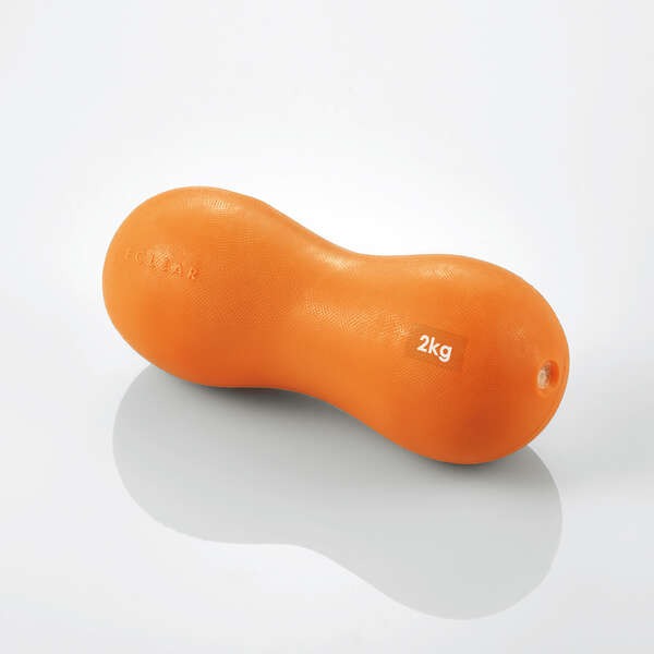 エレコム ELECOM やわらかダンベル エクリアスポーツ 筋トレ 2kg 衝撃吸収 安心安全 オレンジ　HCF-DBY20DR