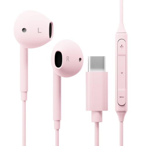 PGA ピージーエー USB Type-C ステレオイヤホン ピンク PG-SEIE2PK4