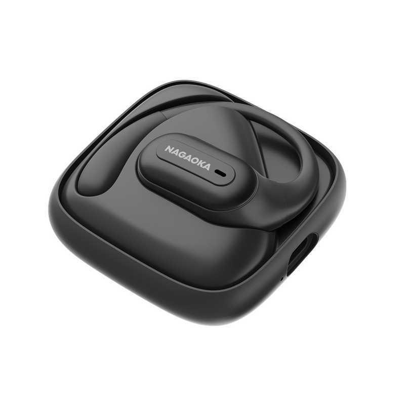 ナガオカトレーディング オープンイヤー型ワイヤレスイヤフォン マイルドブラック NOW10MBK