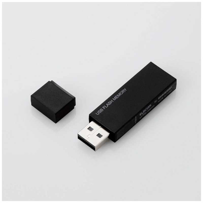 エレコム ELECOM キャップ式USBメモリ(ブラック)16GB MF-MSU2B16GBK
