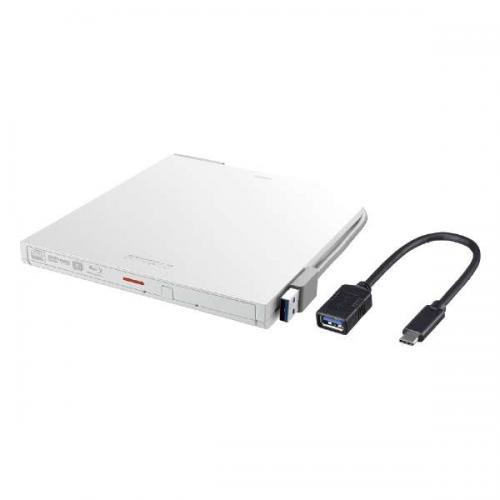 バッファロー BUFFALO 外付けブルーレイドライブ 再生・編集・データ書き込みソフトウェア付き BRXL-PT6U3-WHE