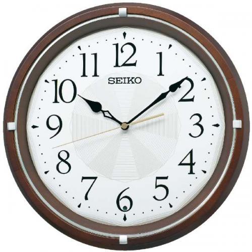 セイコー SEIKO 掛け時計 スタンダード 濃茶木地 KX265B