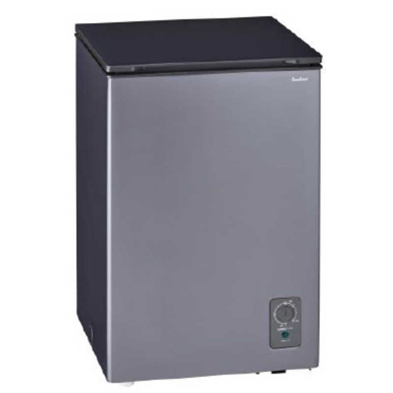 三ツ星貿易 冷凍庫 1ドア 100L 上開きエクセレンス チェスト型 直冷式 幅53cm ブラック MA102GB