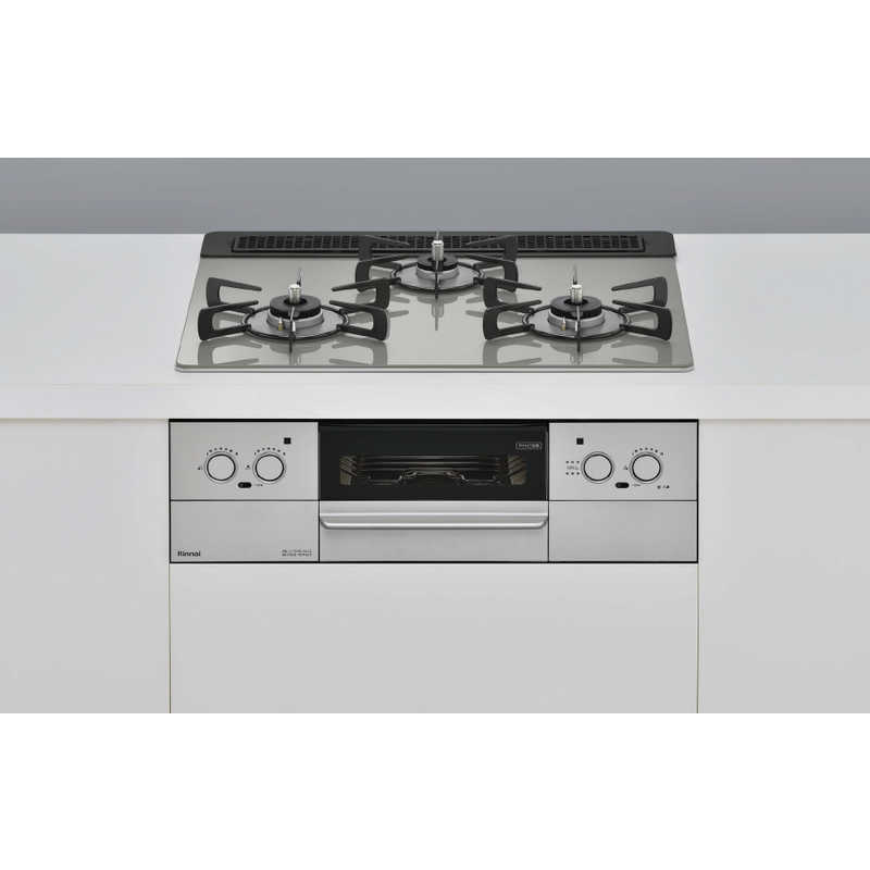 リンナイ　Rinnai ビルトインガスコンロ Superia 標準幅60cmタイプ Superia ［約60cm /都市ガス12・13A /左右強火］ シルキーシルバー (宅配商品) RHX31W37T2DGAW