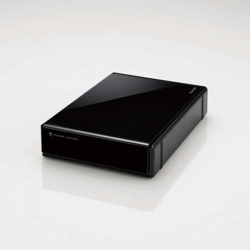 エレコム ELECOM HDD 外付け SeeQVault規格 USB3.2(Gen1) ブラック 6TB ELD-QEN2060UBK