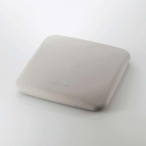 【SALE】エレコム ELECOM バランスボール バランスクッション スクエア型 45cm コンパクト 体幹 トレーニング グレー HCF-BBSGY
