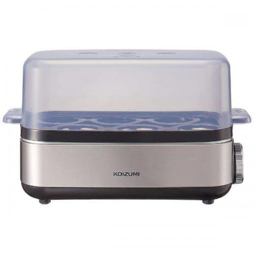 【SALE】コイズミ KOIZUMI エッグスチーマー プラス ゆで卵調理器 KES-0401-S