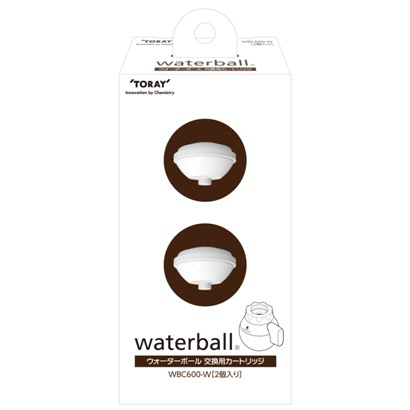 TORAY 浄水器 ウォーターボール 交換カートリッジ 2個入 WBC600-W 東レ