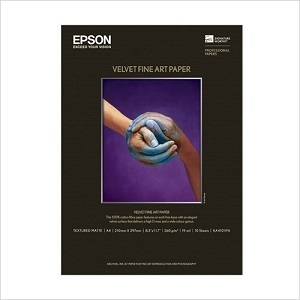 エプソン EPSON 写真用紙 Velvet Fine Art Paper A4サイズ・10枚 KA410VFA