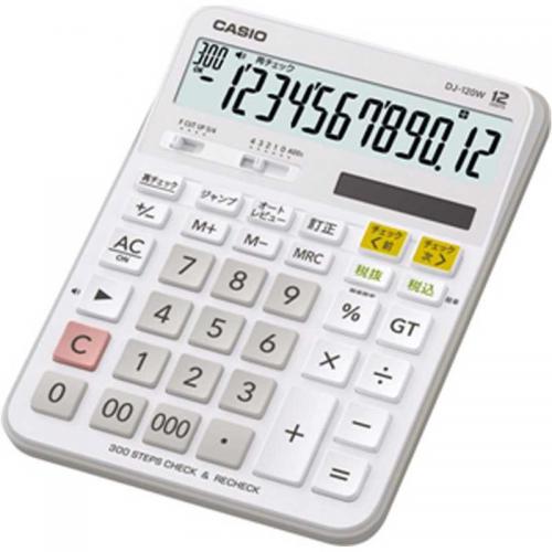 カシオ CASIO 特殊機能電卓 DJ-120W-N