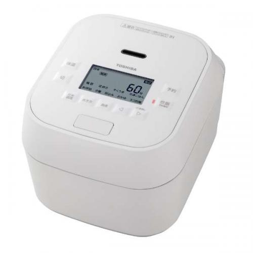 【SALE】東芝 TOSHIBA 真空圧力IH炊飯器 炎匠炊き 銅かまど丸釜 5.5合炊き グランホワイト RC-10HGW-W