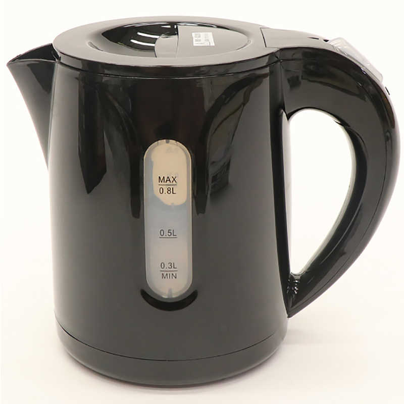 ヒロコーポレーション コンパクトケトル [0.8L] ブラック KTK-08BK