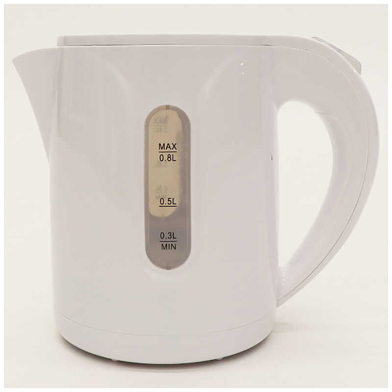 ヒロコーポレーション コンパクトケトル [0.8L] ホワイト KTK-08WH