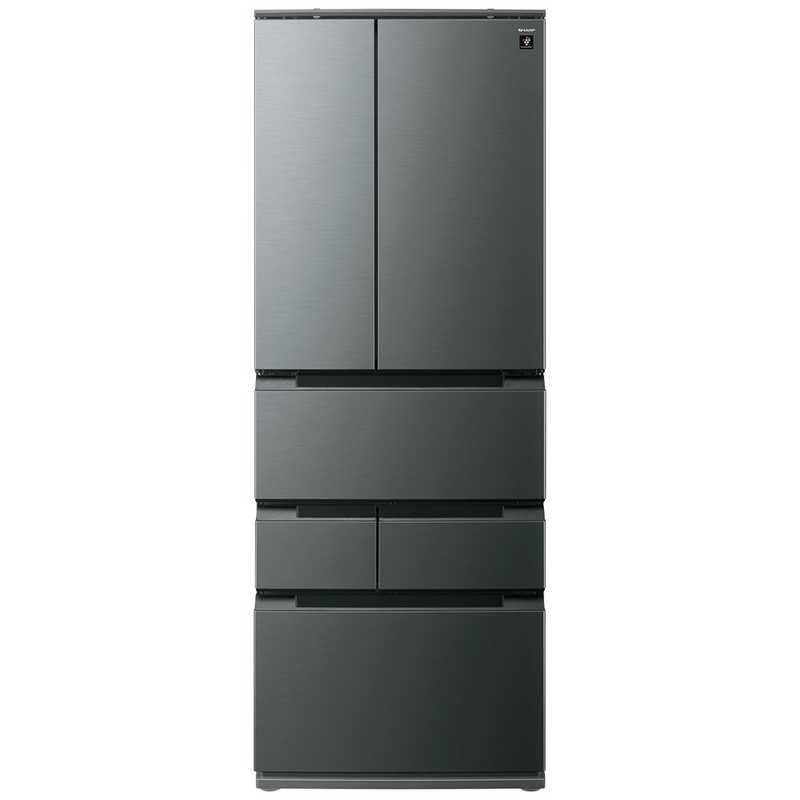 シャープ SHARP 冷蔵庫 FiT63cmシリーズ冷蔵庫 ダスクダークメタル SJ-MF51R-H(大型)