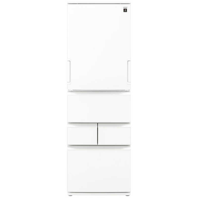 シャープ SHARP 冷蔵庫 プラズマクラスター冷蔵庫 シルキーマットホワイト SJ-XW41R-W(大型)