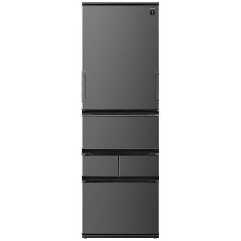 シャープ SHARP 冷蔵庫 プラズマクラスター冷蔵庫 スムースダークグレー SJ-XW46R-H(大型)