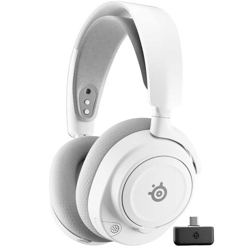 STEELSERIES Arctis Nova 7 Gen 2 ［ワイヤレス(Bluetooth＋USB-C) / 両耳 / ヘッドバンドタイプ］ ホワイト 61731