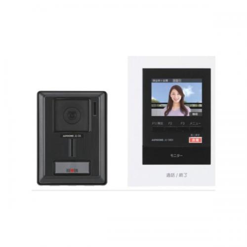 アイホン aiphone ハンズフリーテレビドアホンセット 録画機能・非常ボタン付き JUS-1AEK-T