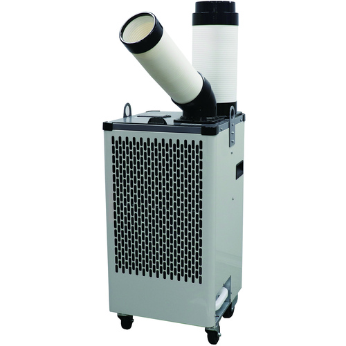 広電 ＫＯＤＥＮ 新冷媒Ｒ３２　三相２００Ｖ　吊り下げ金具付き　スポットクーラー　首振り無し　KES301QPB