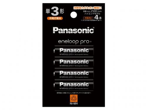Panasonic パナソニック エネループプロ 単3形 4本パック ハイエンドモデル BK-3HCD-4H
