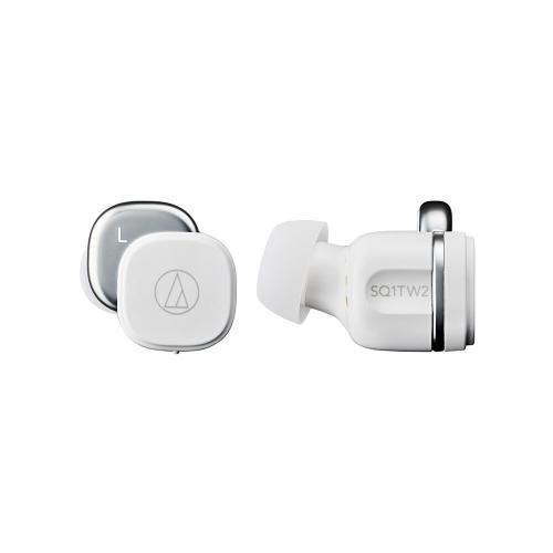 オーディオテクニカ audio-technica ワイヤレスイヤホン ピュアホワイト ATH-SQ1TW2-WH