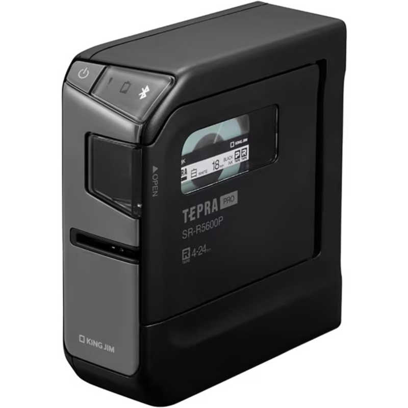 キングジム ラベルライター「テプラ」PRO ブラック SR-R5600P