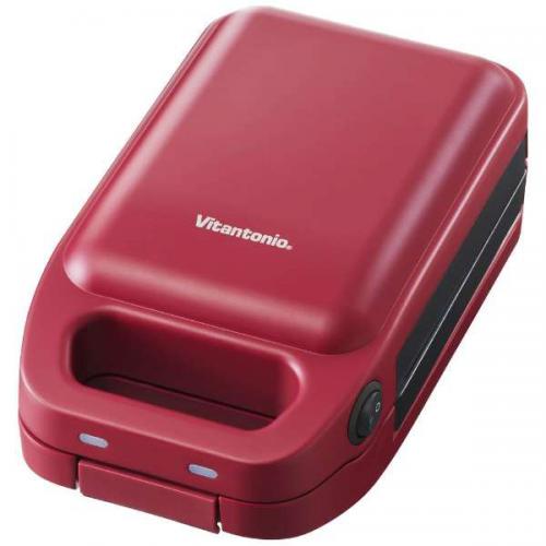 ビタントニオ Vitantonio 厚焼きホットサンドベーカー レッド VHS-15-R