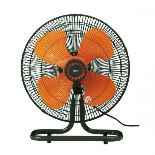 広電 KODEN 樹脂据置型工業扇 43.5cm オレンジ・ダークグレイ CFF435DPA