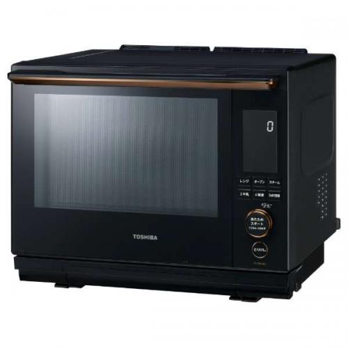 【SALE】東芝 TOSHIBA 過熱水蒸気オーブンレンジ 石窯ドーム 30L グランブラック ER-YD5000-K