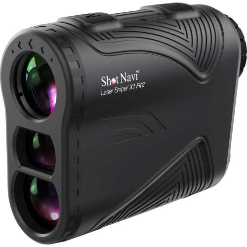 ShotNavi ショットナビ ゴルフ用レーザー距離計 Laser Sniper X1 Fit2 1000 X1FIT2-1000-BK