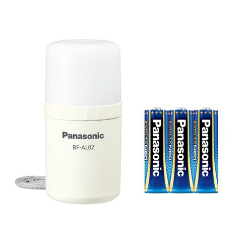 Panasonic パナソニック 乾電池エボルタNEO付き LEDランタン ホワイト BF-AL02K-W