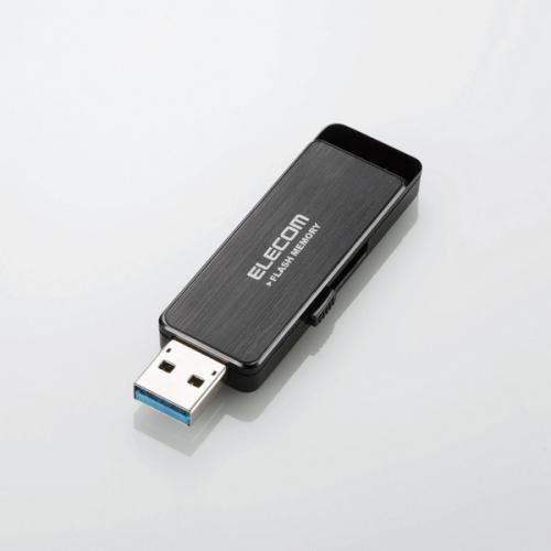 エレコム ELECOM USB3.0ハードウェア暗号化 USBメモリ 16GB ブラック MF-ENU3A16GBK