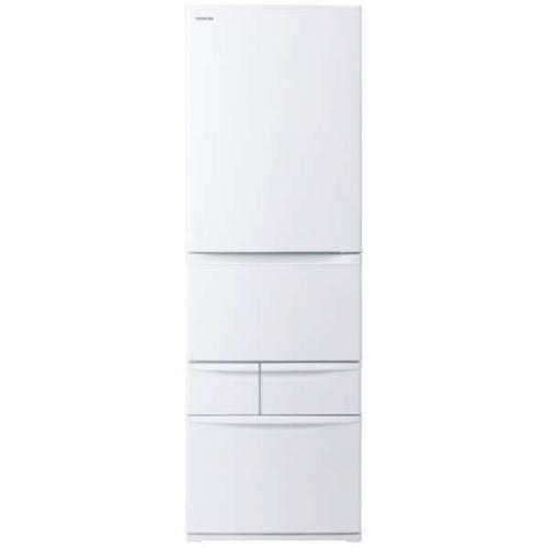 東芝 TOSHIBA 冷蔵庫 VEGETA(ベジータ)GHシリーズ 411L 5ドア 右開きタイプ マットホワイト GR-Y41GH-WU (大型配送対象商品/配達日・時間指定不可/沖縄および離島対応不可)