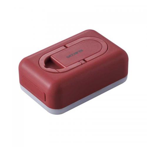 【SALE】エレコム ELECOM 6700mAh 防災LED付 モバイルバッテリー 平型 DE-M21L-6700RD