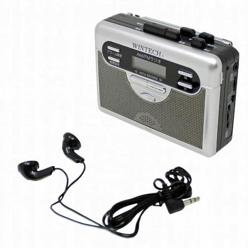WINTECH ラジオ付テープレコーダー PCT-11R