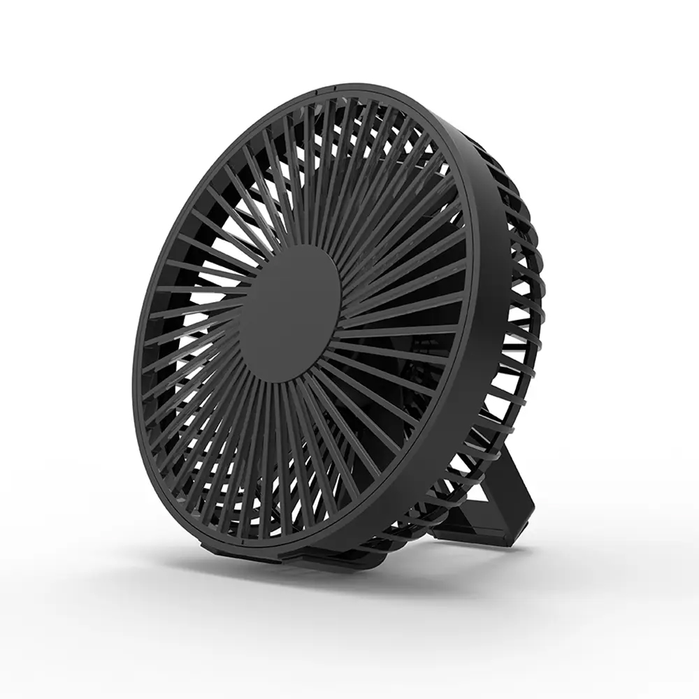 トップランド USBパワフルデスクFANブラック SFDK25BK