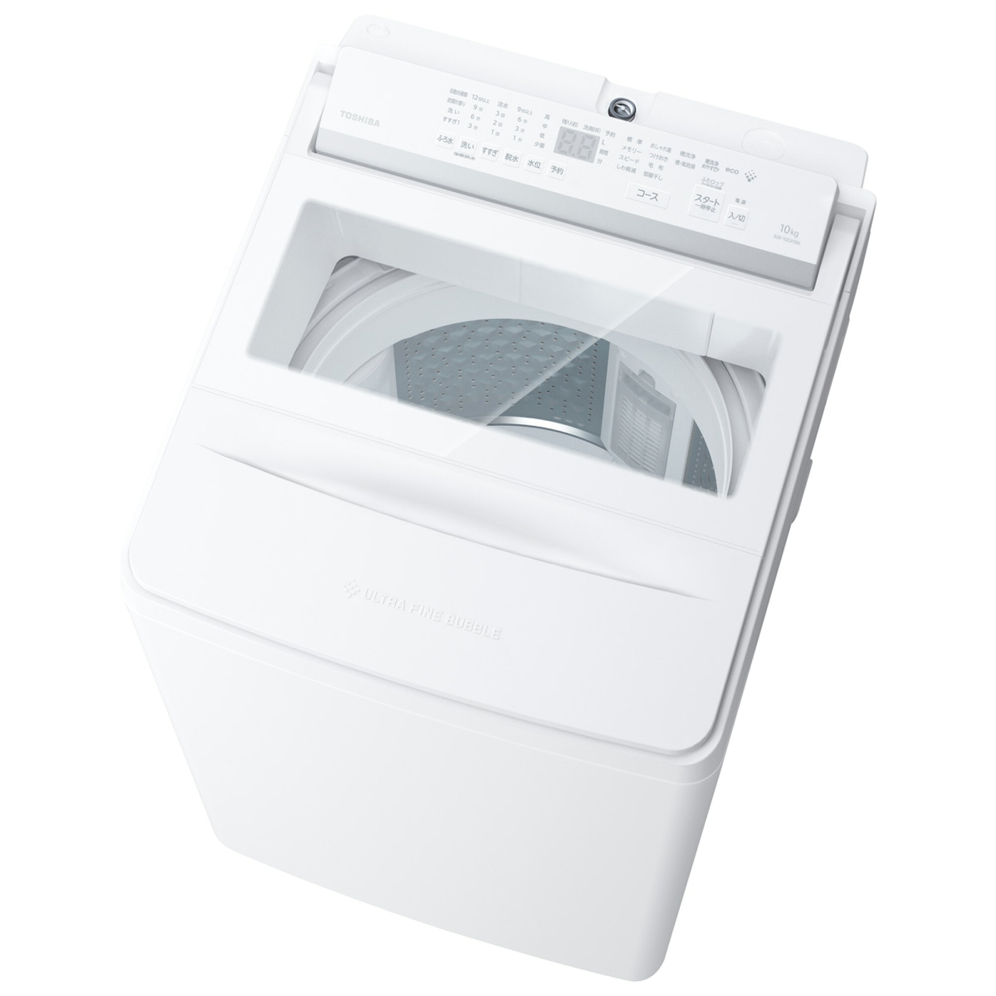 東芝 TOSHIBA 全自動洗濯機-インバーター洗濯機 ZABOON グランホワイト AW-10DHB6-W（大型）