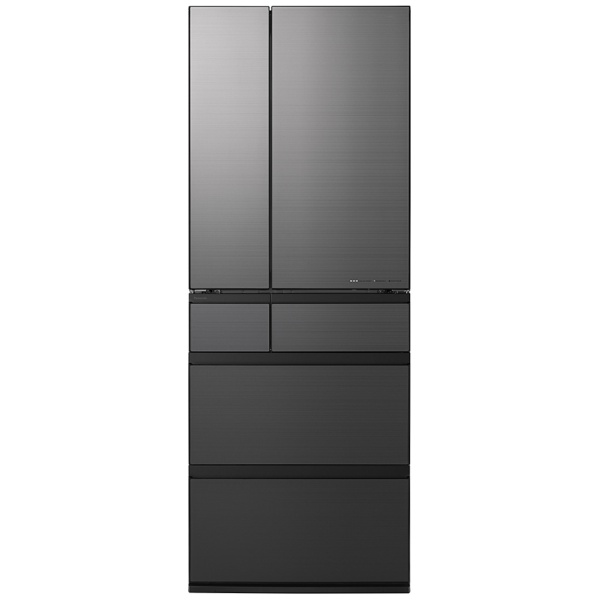 パナソニック Panasonic 6ドア冷凍冷蔵庫 ミスティスチールグレー NR-F55WX3-H（大型）