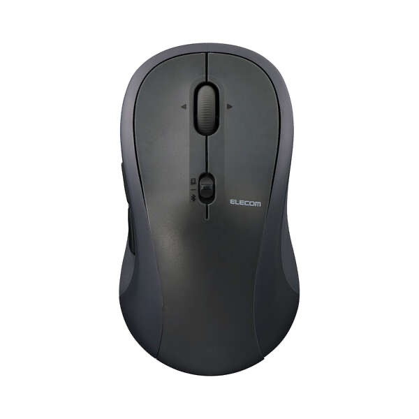 エレコム ELECOM OSMOD 7 USB無線/Bluetooth 静音マウス [7ボタン/Lサイズ] M-MY40MBSBK