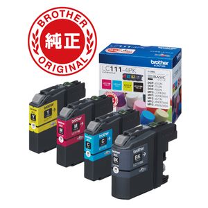 brother 純正インクカートリッジ お徳用4色パック LC111-4PK ブラザー