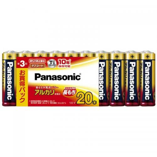 Panasonic パナソニック アルカリ乾電池 単4形 20個入り LR6XJ-20SW