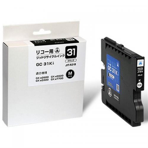 ジット JIT リコー互換リサイクルインク カートリッジ ブラック JIT-R31B