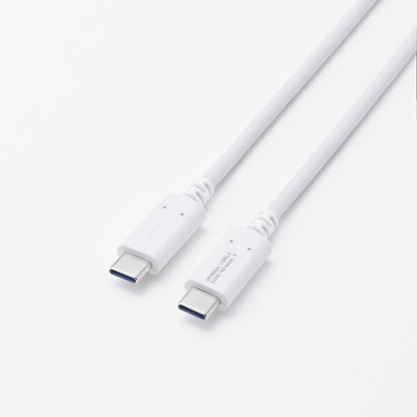 エレコム ELECOM 240W PD EPR USB Type-C ケーブル 2m eMarker 480Mbps ホワイト MPA-CCPE20WH