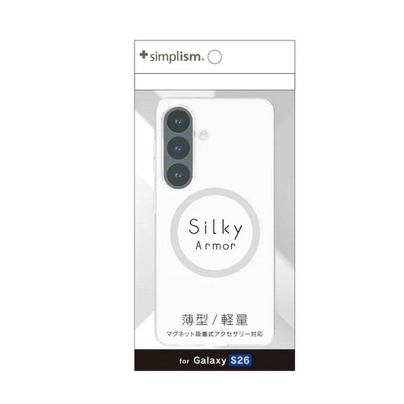 トリニティ Galaxy S26用 [Silky Armor] マグネット吸着式アクセサリー対応 シルキータッチケース マットクリア TR-GA26S-SA-CL