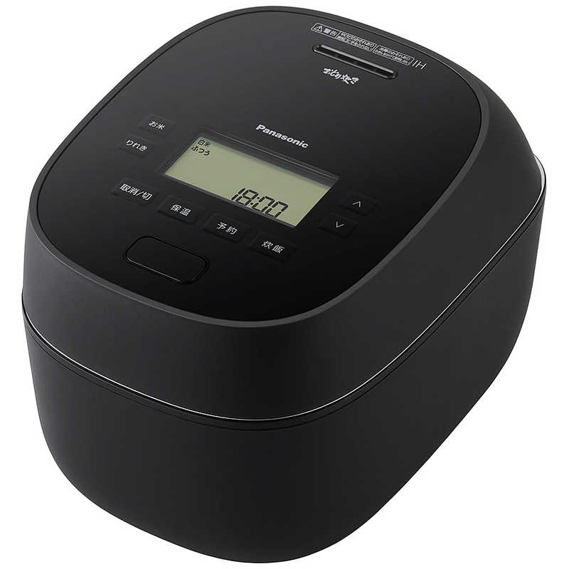 パナソニック Panasonic 炊飯器 5.5合 おどり炊き 可変圧力IHジャー ダイヤモンド竈（かまど）釜 ブラック SR-N510E-K