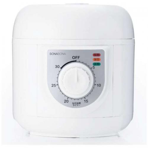 【SALE】CCP シー・シー・ピー 電気圧力鍋 1.3L BONABONA BD-PC72-WH ホワイト